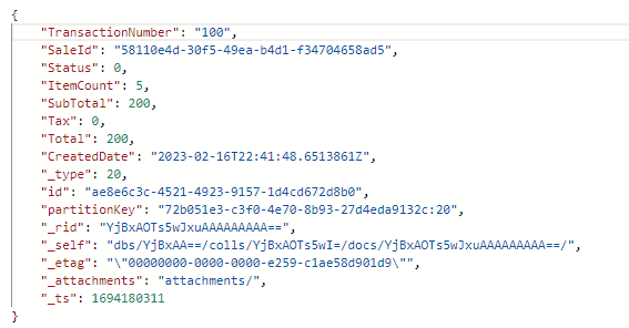 Cosmos Partition Example